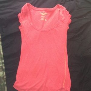 Very bright pink shirt!