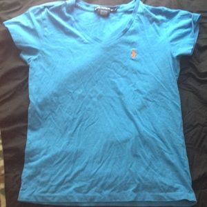Xs blue polo shirt