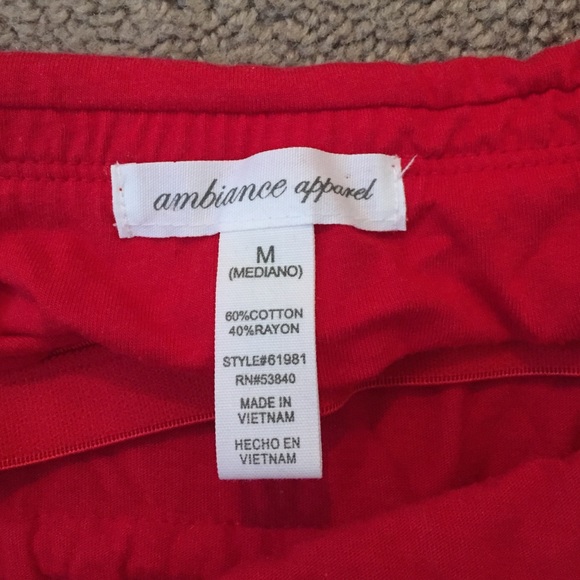 Red mini cotton sundress - Picture 2 of 2