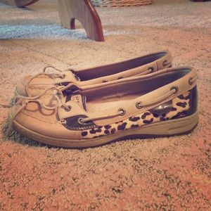 Leopard Print Sperry Top Siders