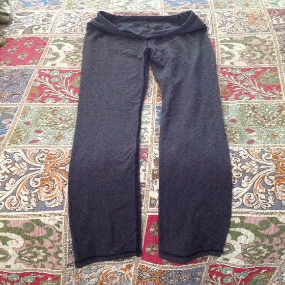 Lululemon Charcoal Yoga Pants 12