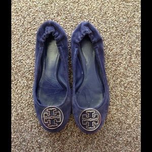 Navy Tory Burch flats size 7.5