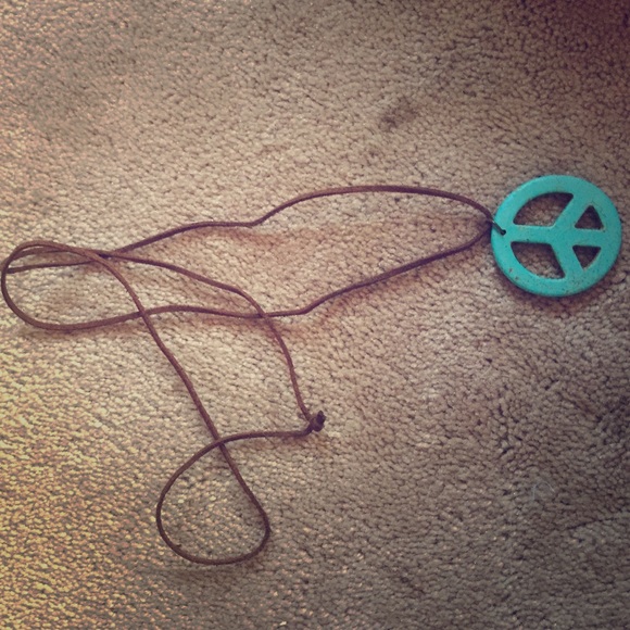 Cute peace necklace