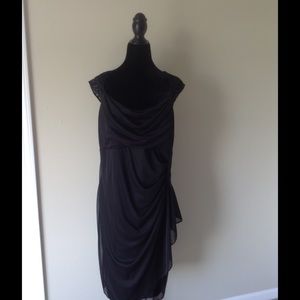 Little black dress with lace