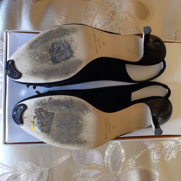 Kate Spade sling back heels great condition - Picture 4 of 4