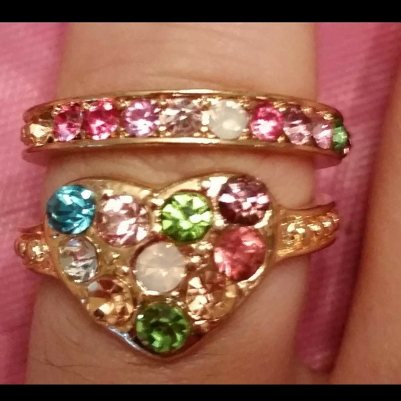 Heart ring set