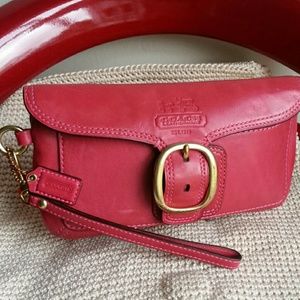 Coach Leather Wristlet