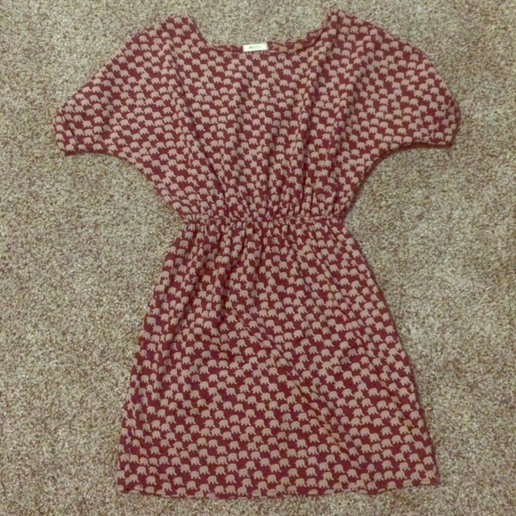 Women's elephant print dress