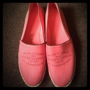 LV Espadrilles Coral/Pink