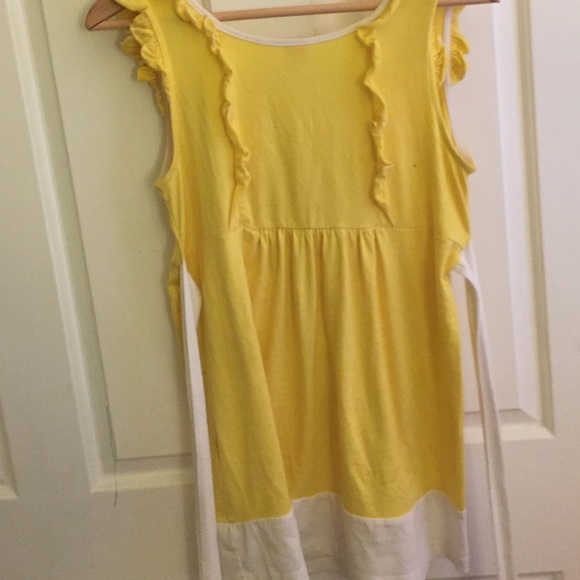 Yellow Ruffle Top - Picture 3 of 3