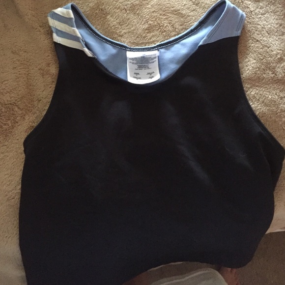 Crop top spandex workout shirt