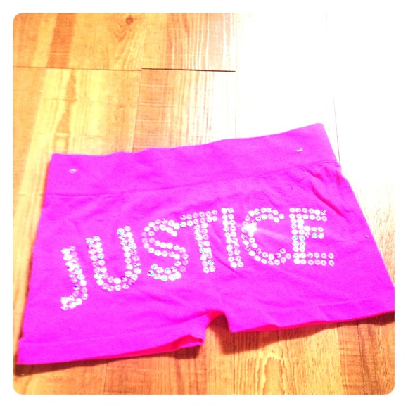 Pink booty shorts for girls size 8