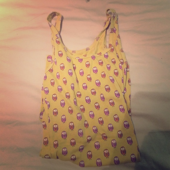 Cute owl tank top! - Picture 1 of 2
