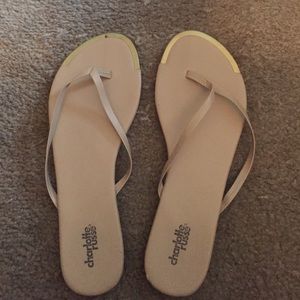 Tan sandals size 9 Charlotte Russe