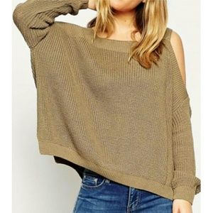 Cold Shoulder Sweater