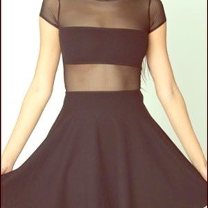 American Apparel Fiona Ponte Skater Dress