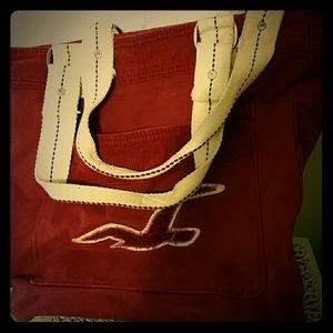 Hollister travel bag.