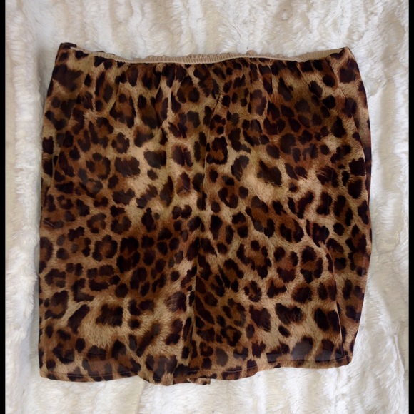 Cheetah tube top, NEW