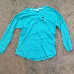 Victoria's Secret Pink Spirit Jersey teal/leopard