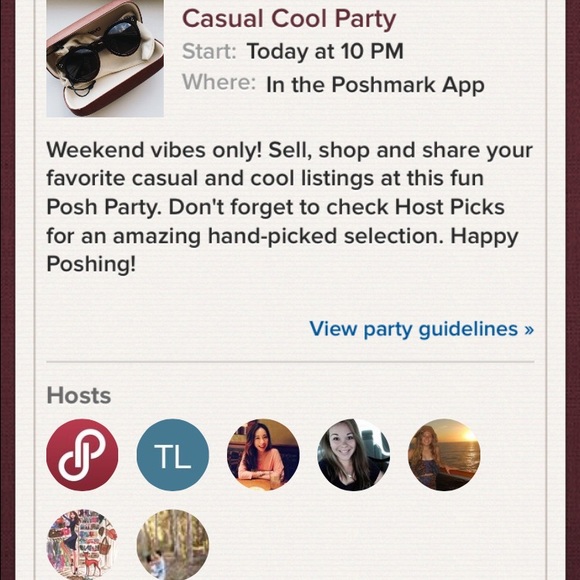 8/16  MY 1ST POSH PARTY 🎉💓💚 - Picture 4 of 4