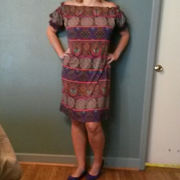 Off the shoulder dress ok