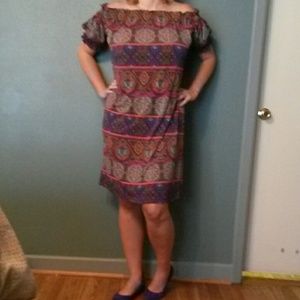 Off the shoulder dress ok