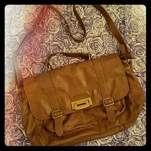 Brown satchel/school bag
