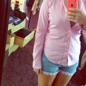 Ralph Lauren striped Oxford shirt