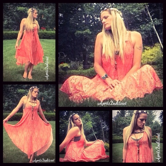 ❌SOLD FREE PEOPLE MAXI Tank SLIP Dress - Picture 2 of 4