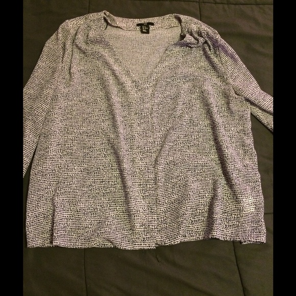 Oversized Printed Top