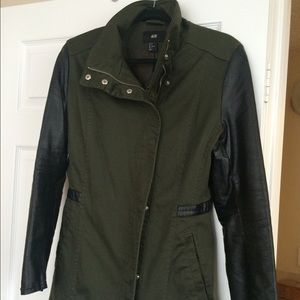 Green Military Style Jacket!!