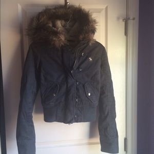 Abercrombie fur jacket