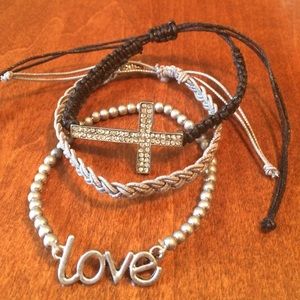 Set of 3 American Eagle Bracelets