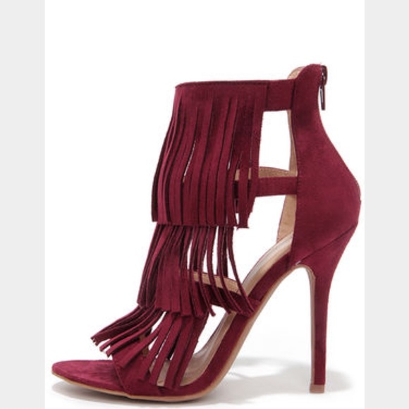 Charlotte Russe Shoes - Fringe heels