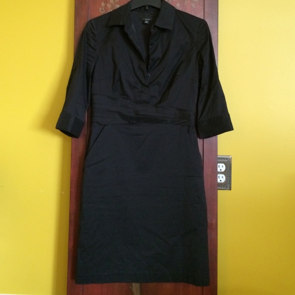 Ann Taylor Black shirt dress