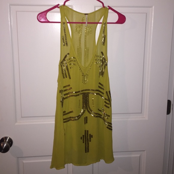 Free People Beaded Tunic/Tank