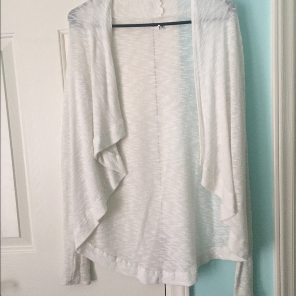 Aeropostale white cardigan
