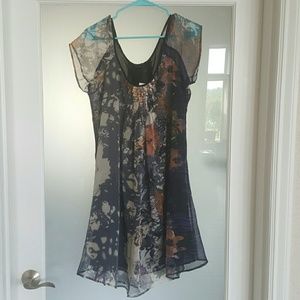 Beautiful Bcbg sheer dress
