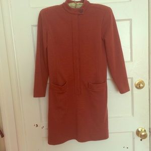 Vintage Oscar de la Renta wool coat dress.