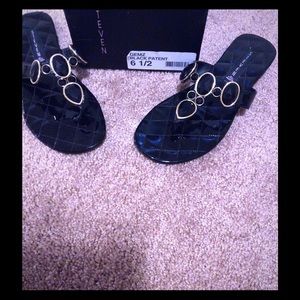 Steve Madden patent leather sandals