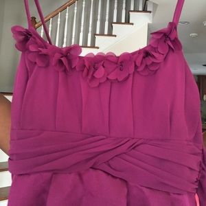 David's bridal youth size 18 wine color dress