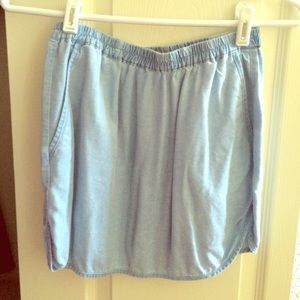 Rubbish denim skirt