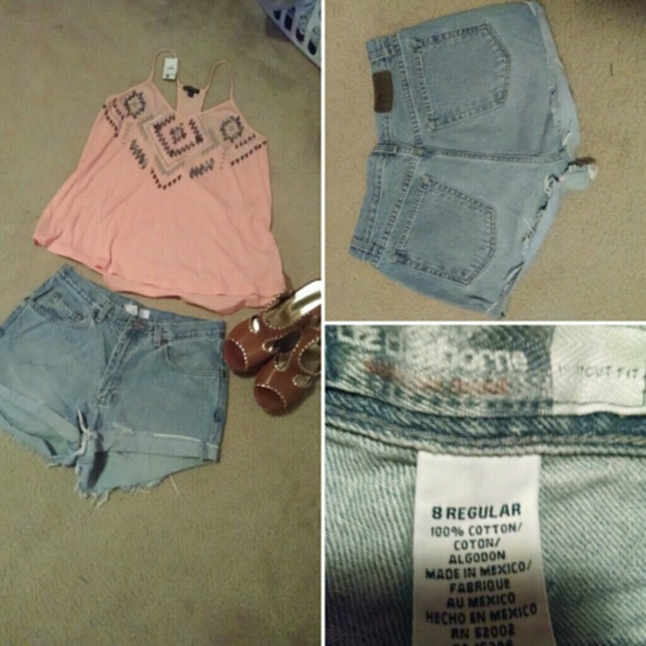 Liz Claiborne high rise shorts!