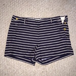 J. Crew navy sailor shorts