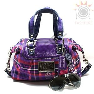 Purple Coach Poppy Bag