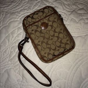 Small Coach Wristlet