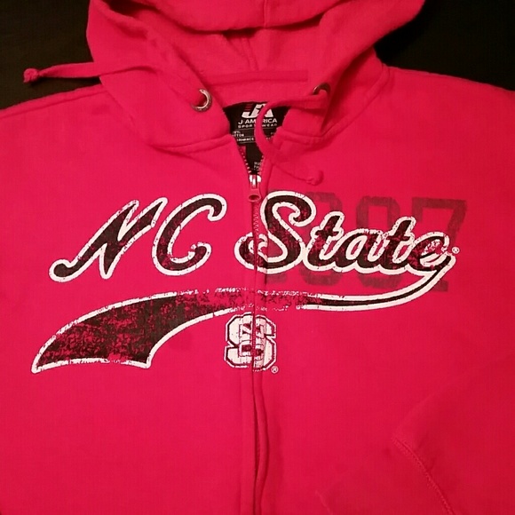 Final markdown state red zip up hoodie - Picture 2 of 4
