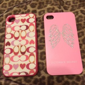 iPhone 4 cases Victoria's Secret and coach