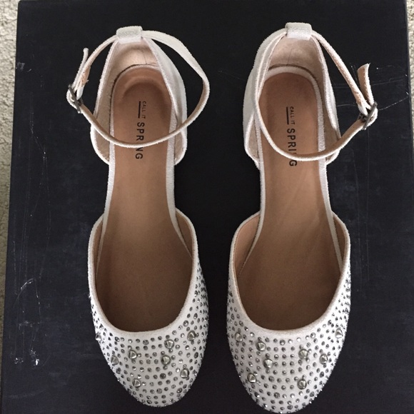 Studded Flats Size 7.5