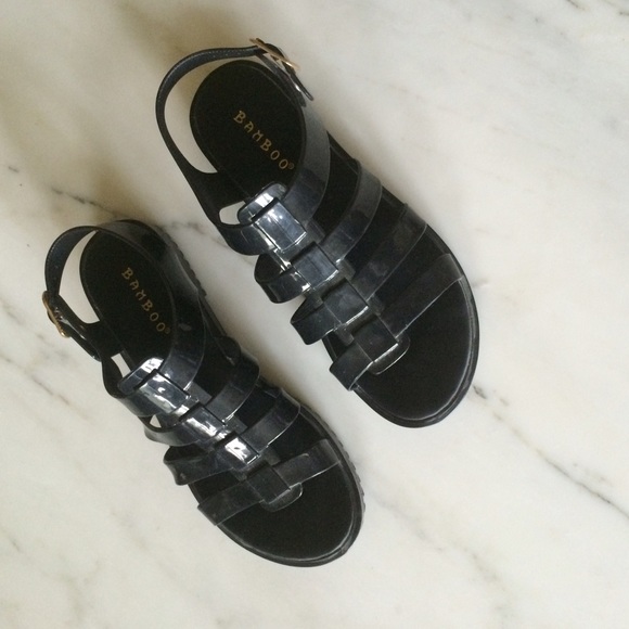 Black Jelly sandals